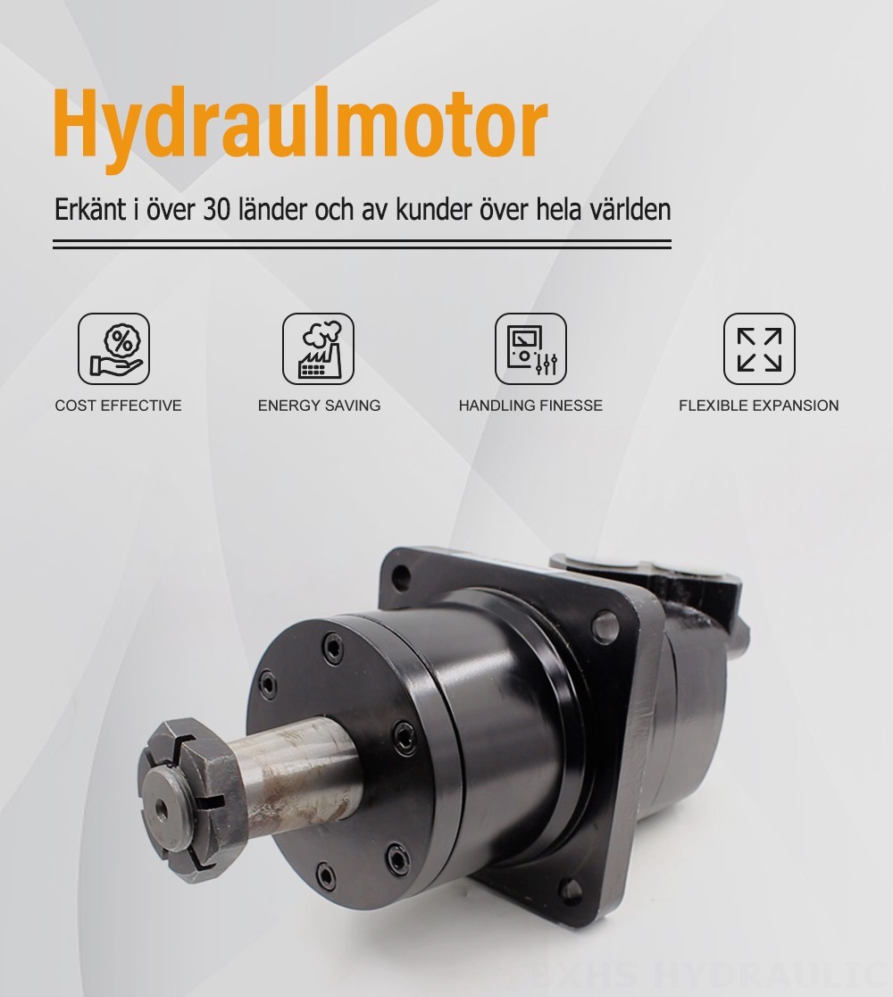 BM6W_Cycloidhydraulmotor 310 cc/varv 150 L/min hydraulmotor